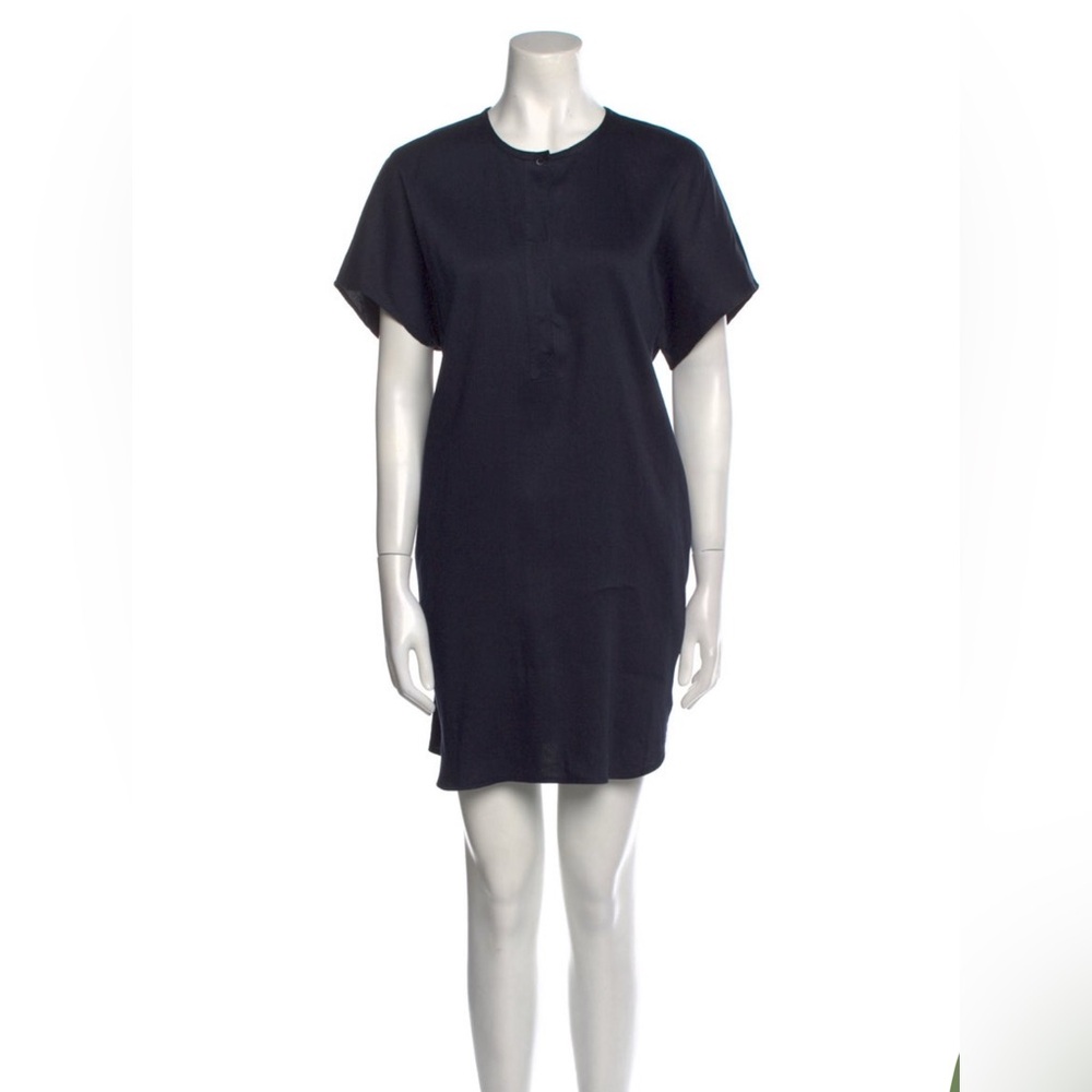 Vince Black Short Sleeve Dress